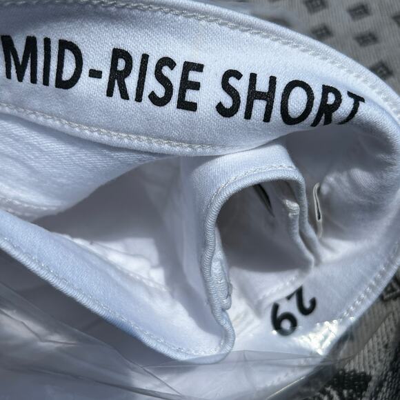 NWT J. Crew Denim Short 29 White Jean Women's A5225 J.Crew Stretch - Picture 5 of 6